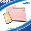 pink microfiber mobile phone cloth